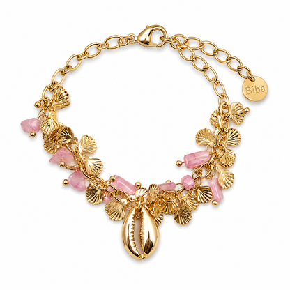 Bettelarmband Strand Urlaub Muscheln Bunt Ibiza Biba