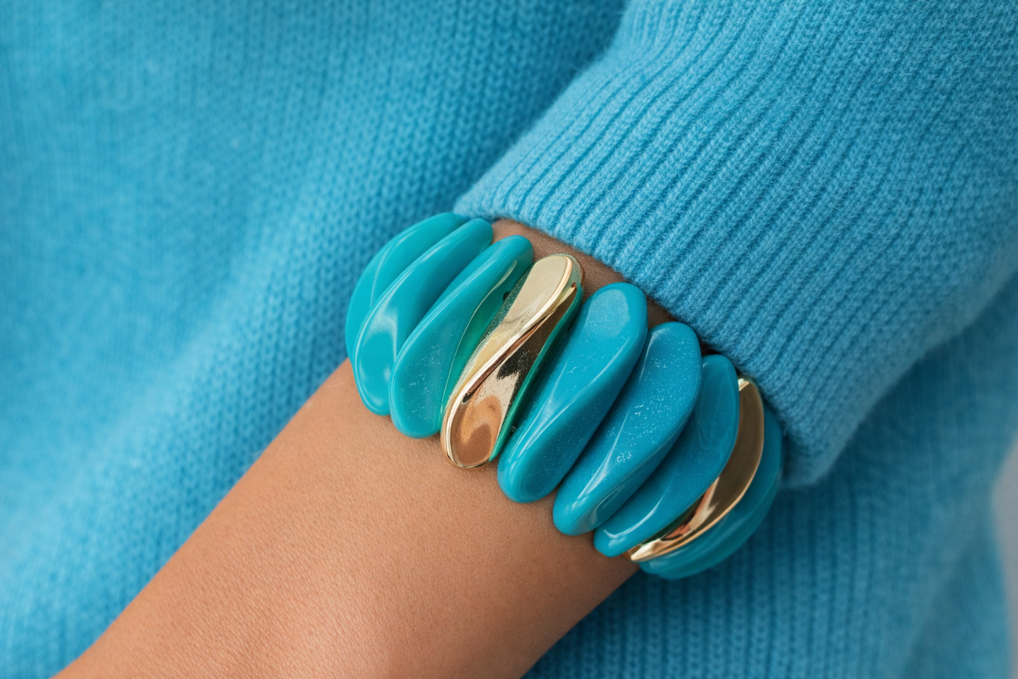 Armband elastisch verschiede Farben 4 cm Breit Trend Sommer 2026 LOLO u. YAYA