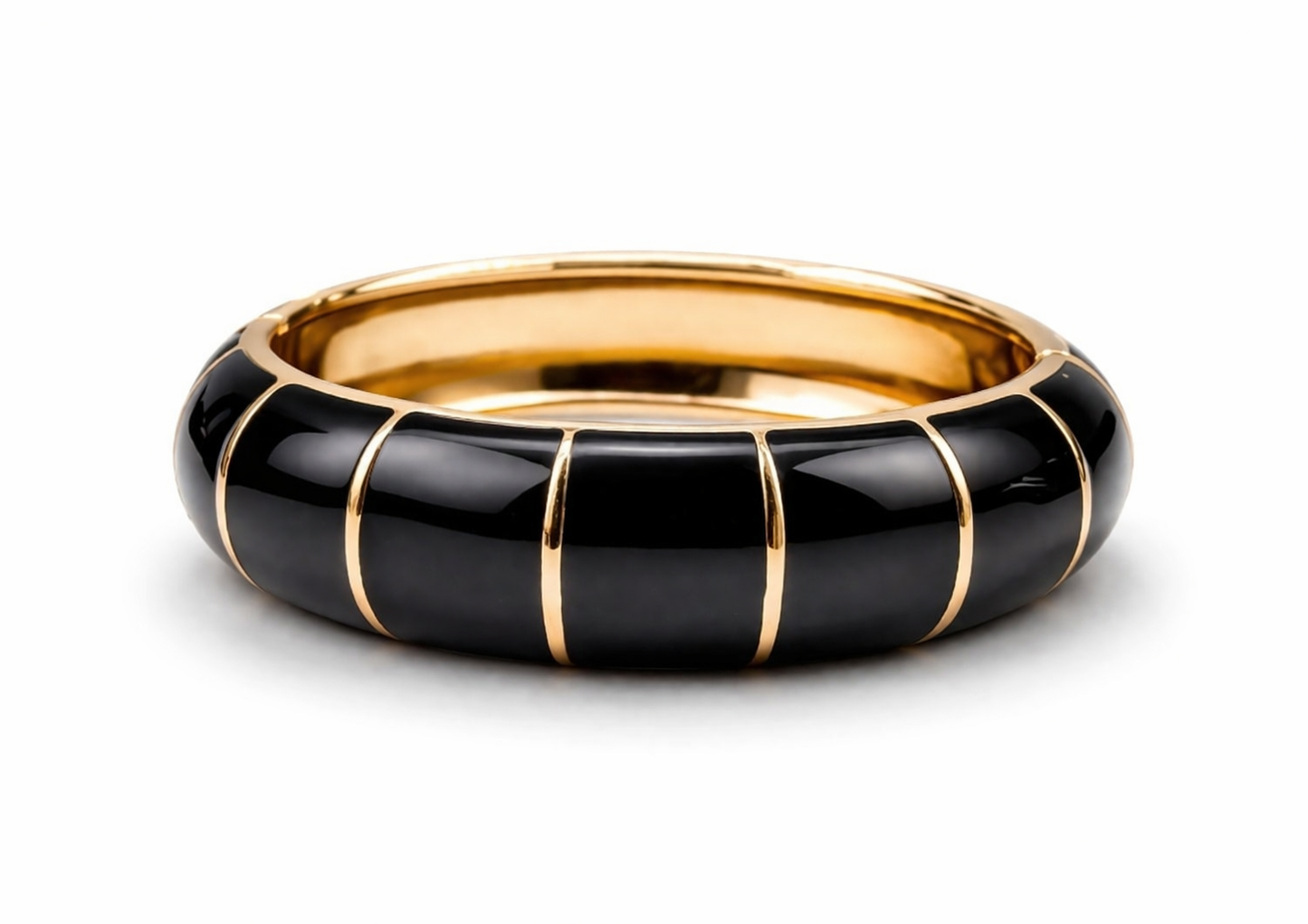 Armband Klapp-Armband Goldfarben Schwarz Weiß Blau Nickelfrei Yehwang