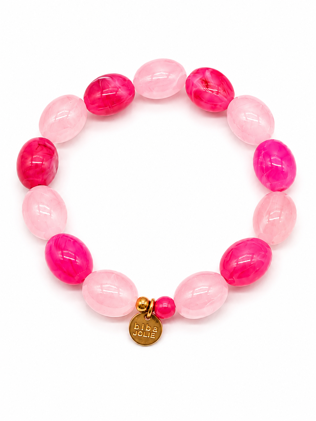 Armband Pink Rosa Türkis elastisch Sommer Urlaub Happy Liet & Joliet