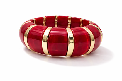 Armbänder Goldfarben Schwarz Pink Lila Marmor Look Nickelfrei Cosmos