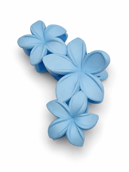 Haarklammer Haarspange Haarschmuck Blumen Lila- Blautöne Tiara Urlaub Yehwang
