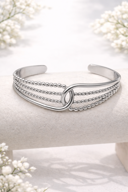 Armreif in Silber oder Goldfarben Modern Stylisch nickelfrei Cosmos