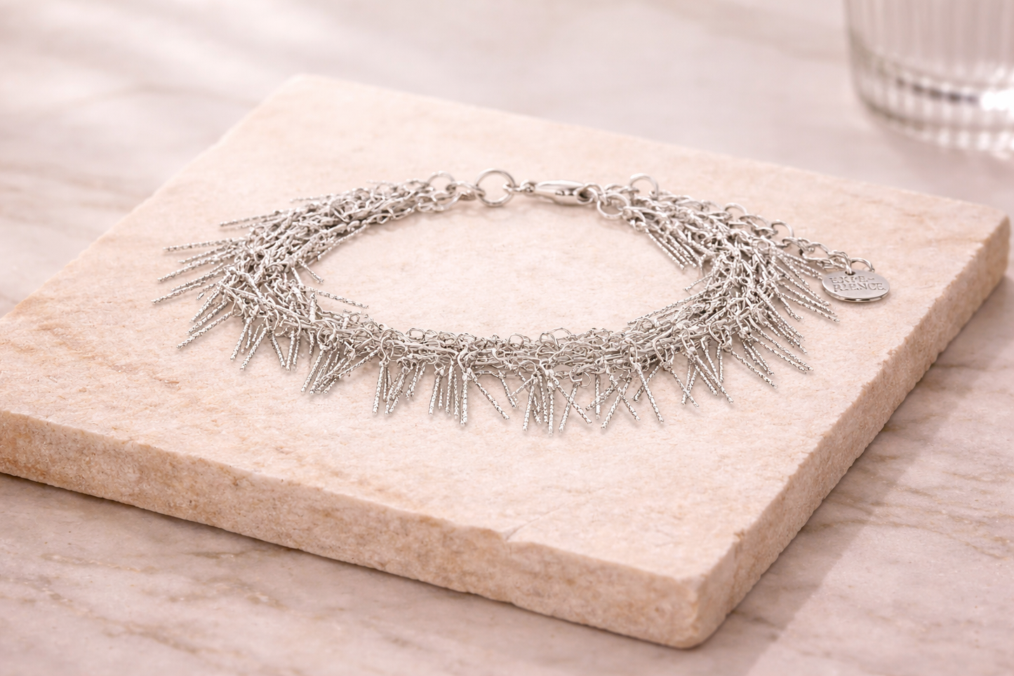 Armband "Spikes" Charleston Stil Rosé-gold, Gun Metal Silberfarben Nickelfrei Biba