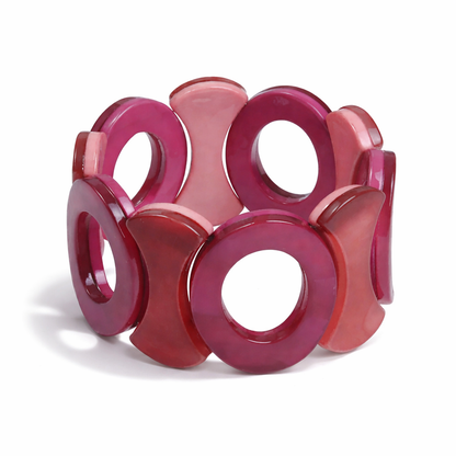 Armband Acryl Retro brocante 70 Jahre Stil verschiedene Farben Amorino