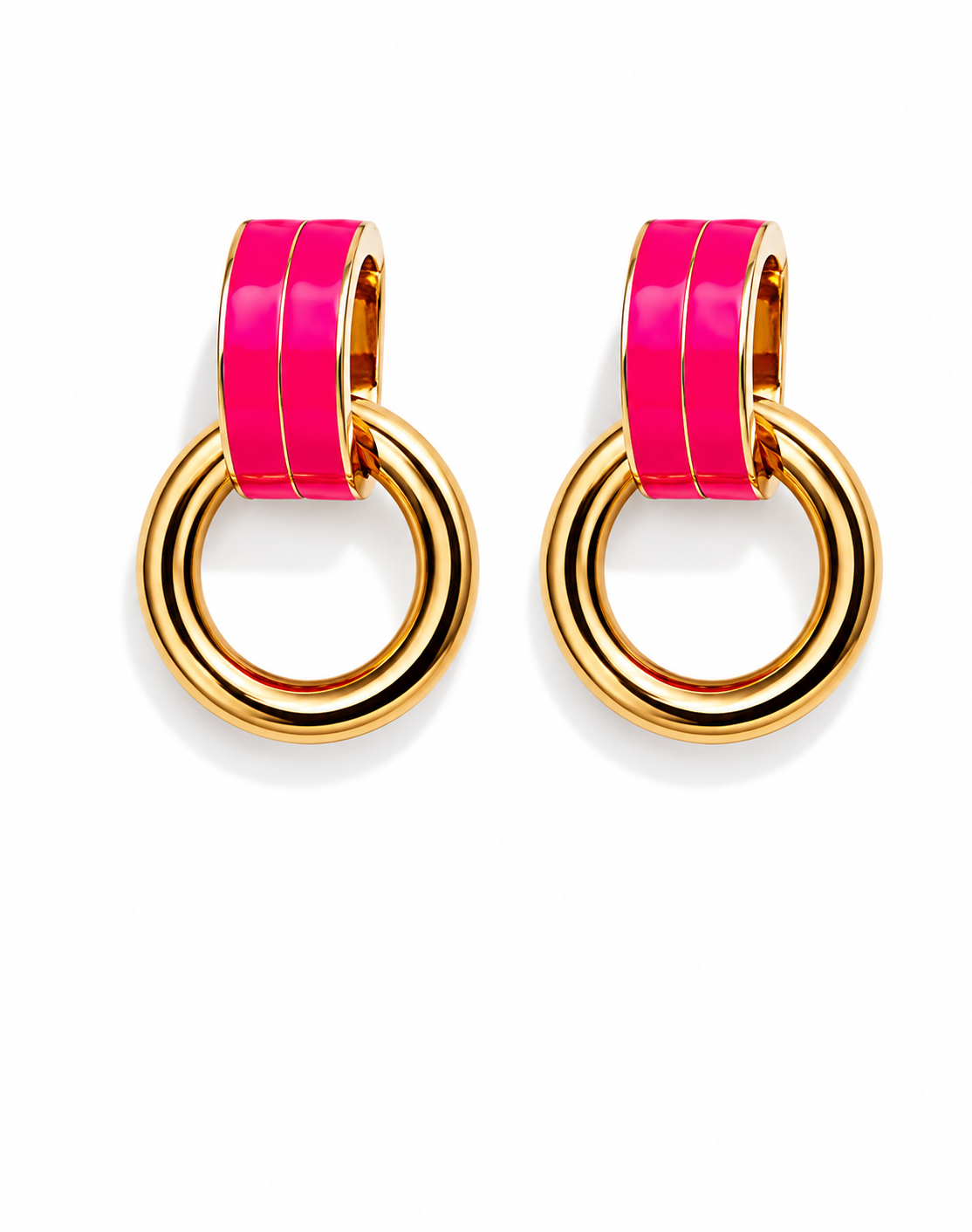 Ohrstecker Goldfarbe Rosa Grün Pink Nickelfrei Ohrringe Ohrhänger Yehwang