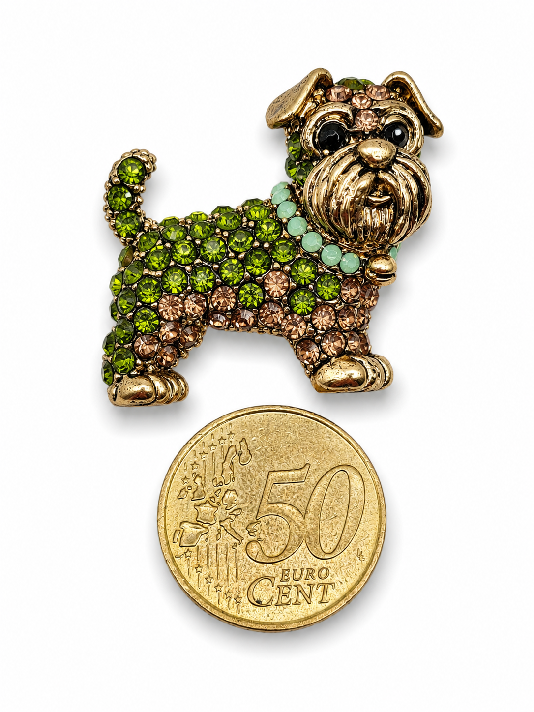 Brosche Hund Bulldogge Schnauzer Welpe Hündchen Haustier Rasse