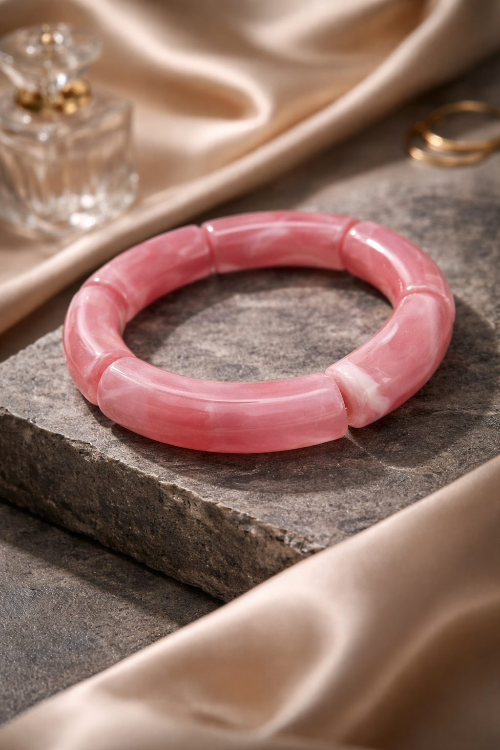 Armband elastisch Retro nickelfrei Acryl verschiedene Farben Trend 2026 Yehwang