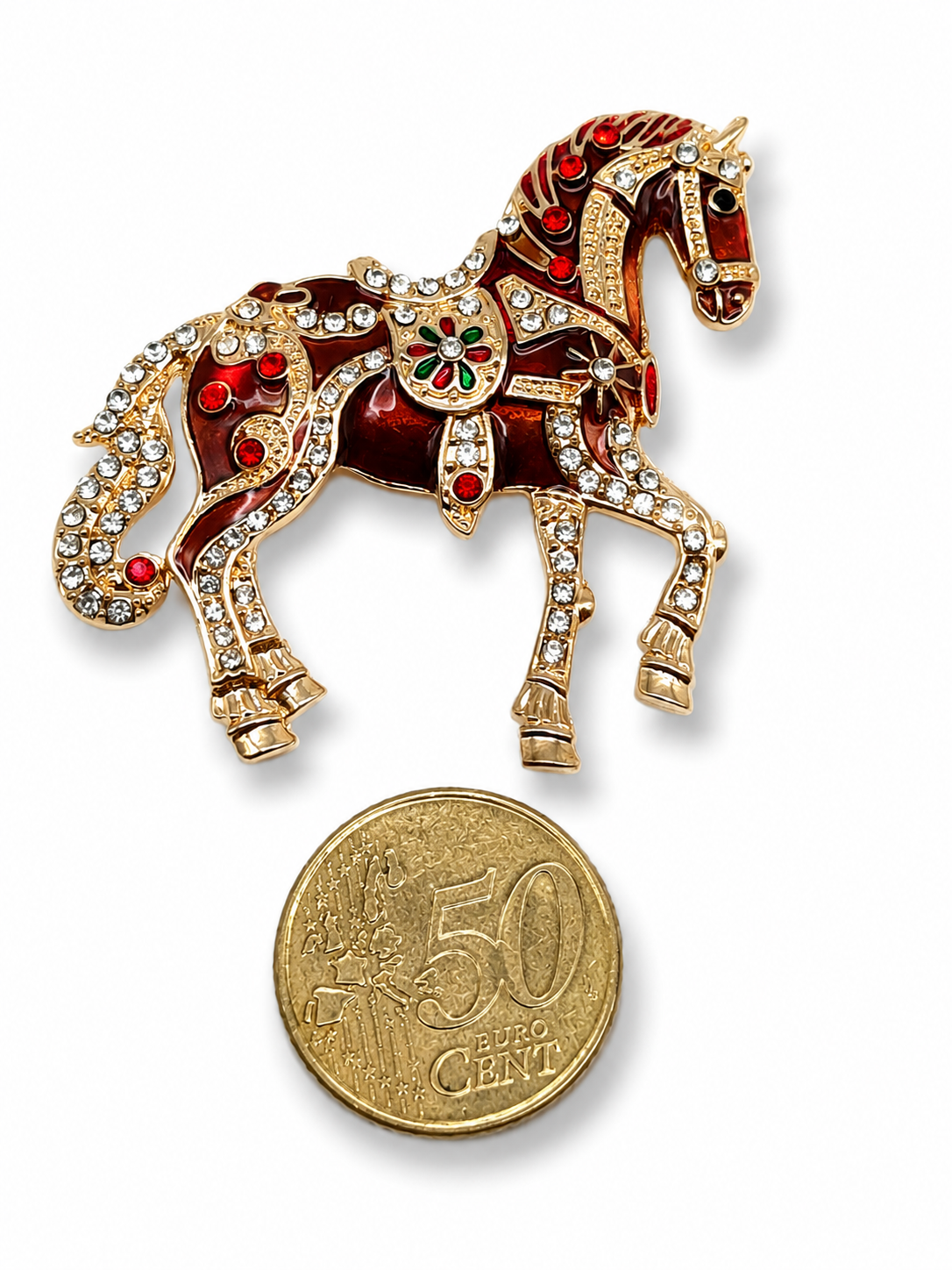 Brosche Lebkuchenpferd Pferd Dressur Reiten Pferd Zebra