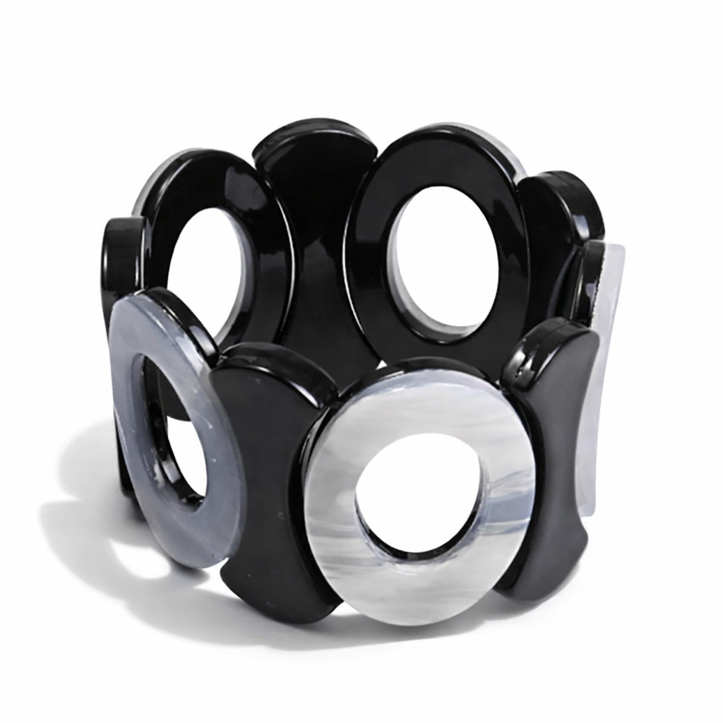 Armband Acryl Retro brocante 70 Jahre Stil verschiedene Farben Amorino