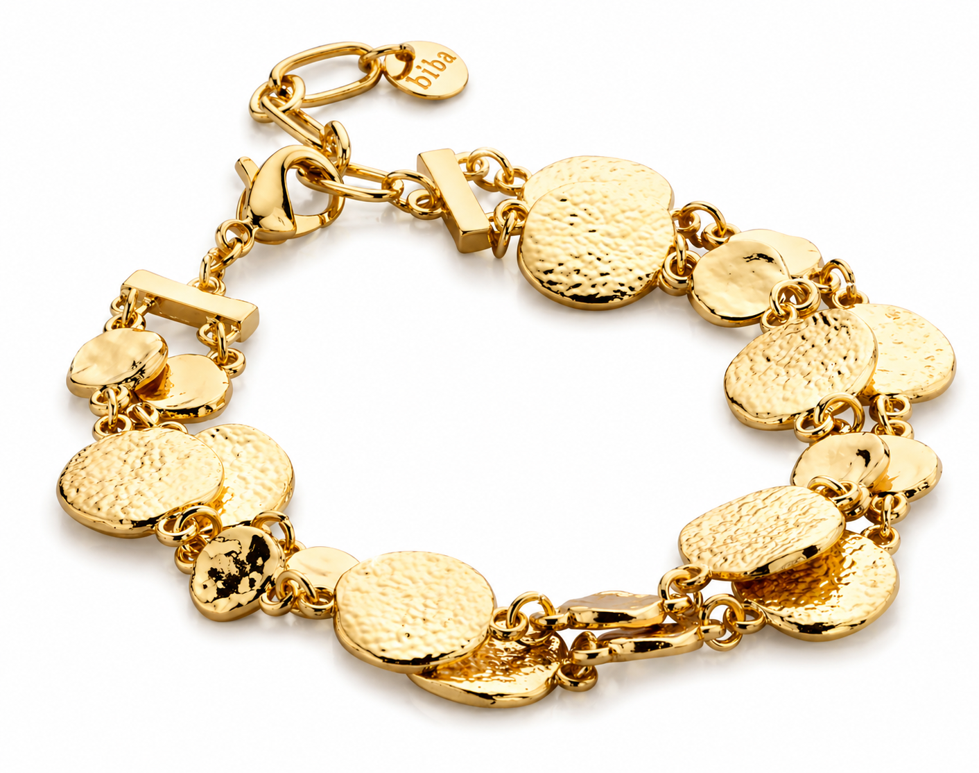 Armband goldfarben Ibiza Retro Stil  Nickelfrei Sommer Trend Biba