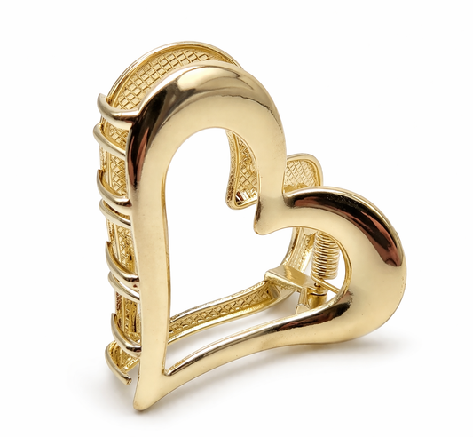 Haarklammer  Golden Heart das goldene Herz Liebe Romantik Yehwang
