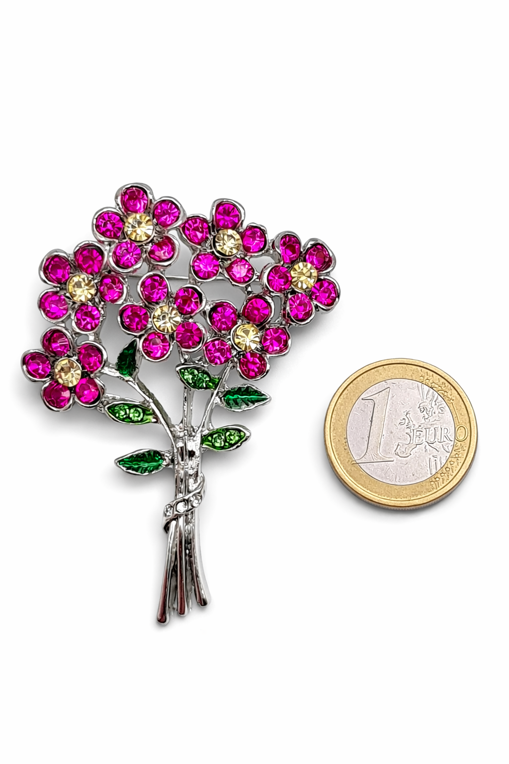 Brosche Blumen Tulpen Löwenzahn Hortensie Sonnenblume Bouquet