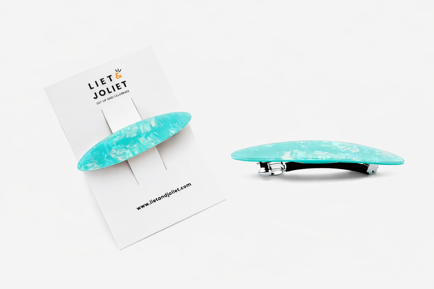Haarspange Seegrün Haarschmuck Urlaub Sommer Strand Türkis Liet & Joliet
