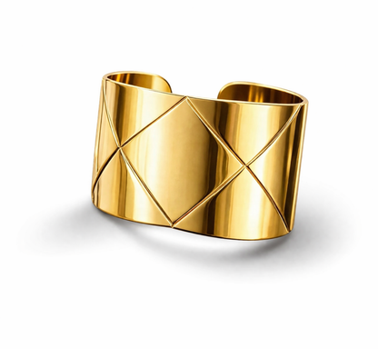 Armreif Silberfarben Goldfarben Edelstahl Nickelfrei Ausgefallen Geschenk Yehwang