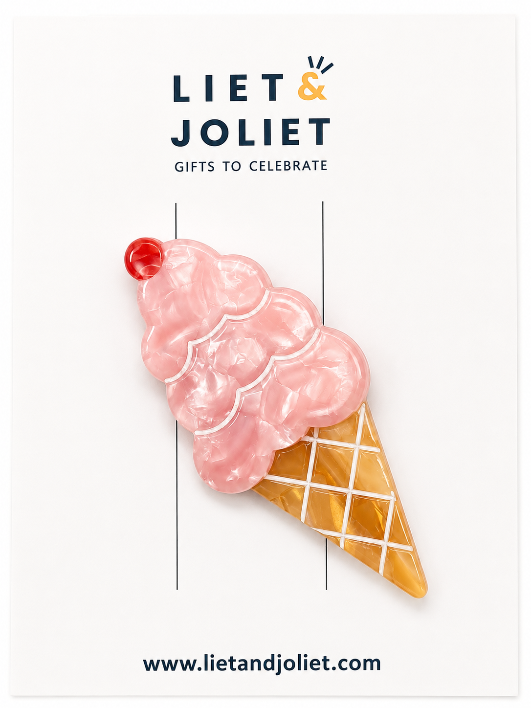 Haarspange Sommer Sorbet Eis Lustig Haarklammer Urlaub Strand Party