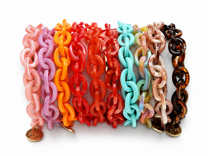 Armband Gliederarmband verschiedene Farben Nickelfrei Biba