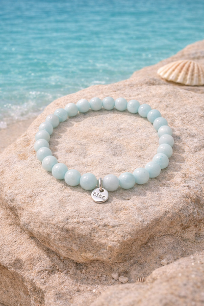 Armband elastisch  Wolkenhimmel am Arm Hellblau Trend Sommer Biba