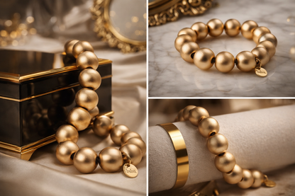 Biba Armband Big Golden Balls