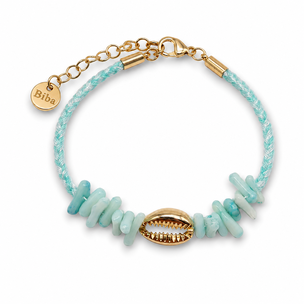 Bettelarmband Strand Urlaub Muscheln Bunt Ibiza Biba
