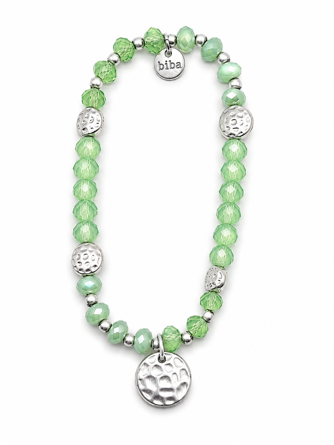 Armband elastisch Grüntöne Anhänger Matt Glanzend Trend Sommer Biba 2026