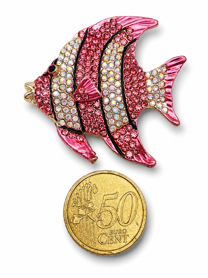 Brosche Walfisch Doktorfisch Goldfisch Wal Buntbarsch Meer Strand Urlaub