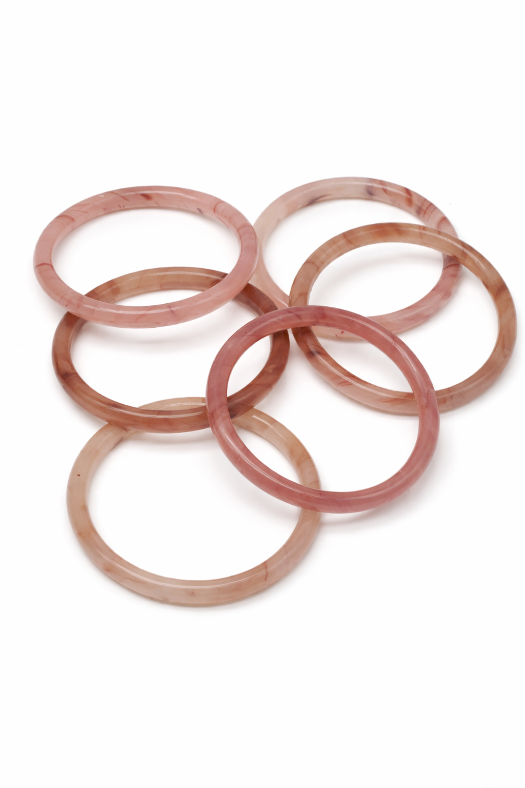 Armband Keramik altrosa Marmor-Look Trend Sommer Cosmos