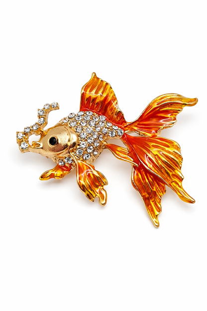 Brosche Seepferdchen Goldfisch Dokterfisch Seewasser Fische Meer Urlaub