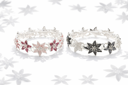 Armband Florence Sternblumen Rot Schwarz Nickelfrei Trend 2026