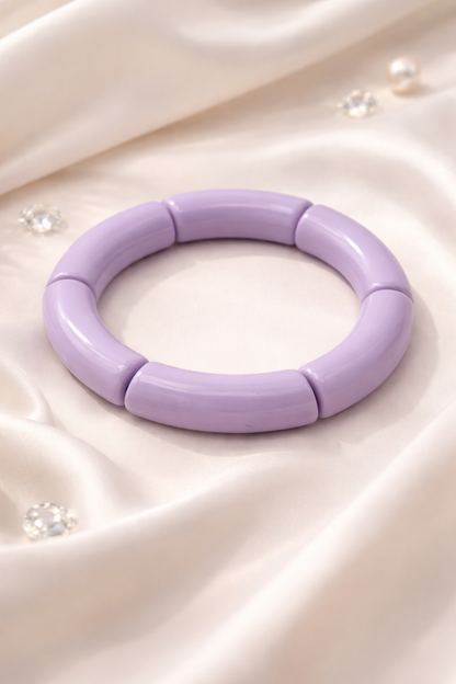 Armband elastisch Retro nickelfrei Acryl verschiedene Farben Trend 2026 Yehwang