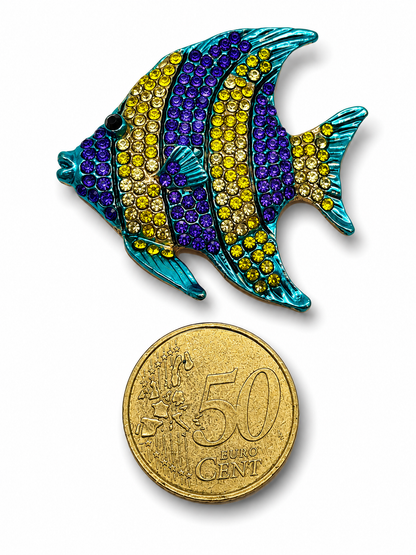 Brosche Walfisch Doktorfisch Goldfisch Wal Buntbarsch Meer Strand Urlaub