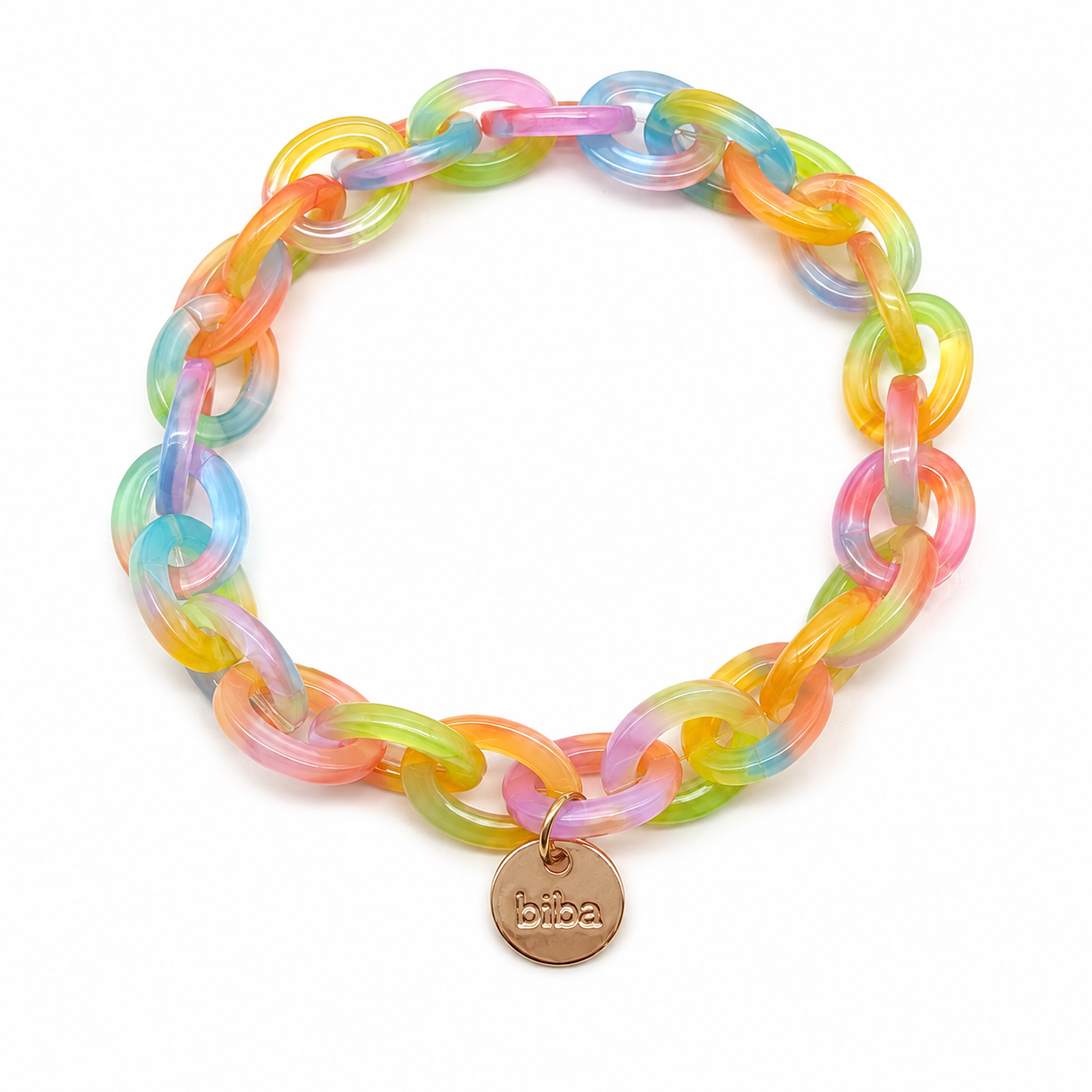 Armband Gliederarmband verschiedene Farben Nickelfrei Biba