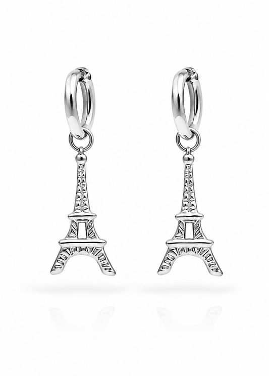 Ohrringe vive Paris Silberfarben nickelfrei Frankreich Eifelturm Yehwang