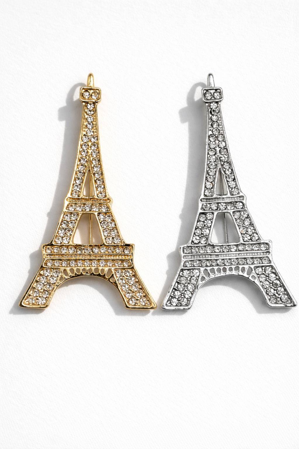 Brosche Paris Paris Eifelturm Frankreich Mode Schmuck Gold-Silberfarben