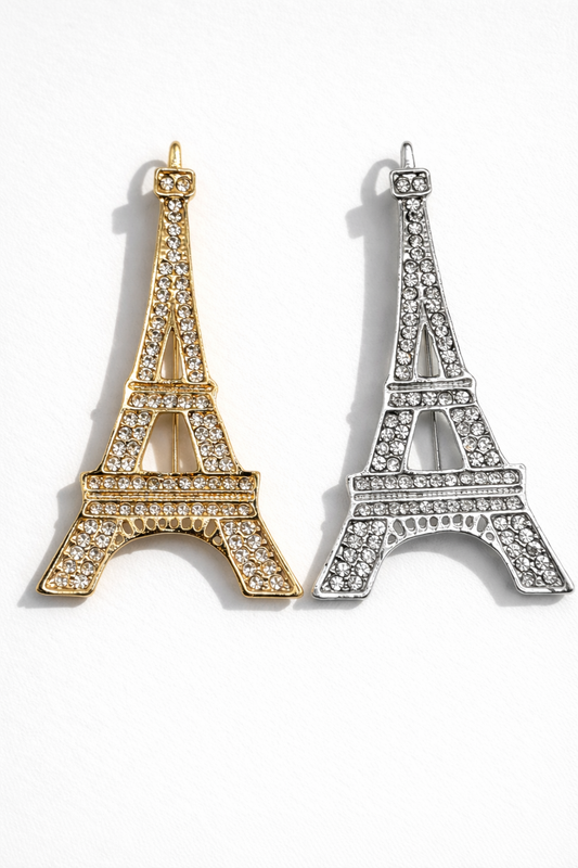 Brosche Paris Paris Eifelturm Frankreich Mode Schmuck Gold-Silberfarben