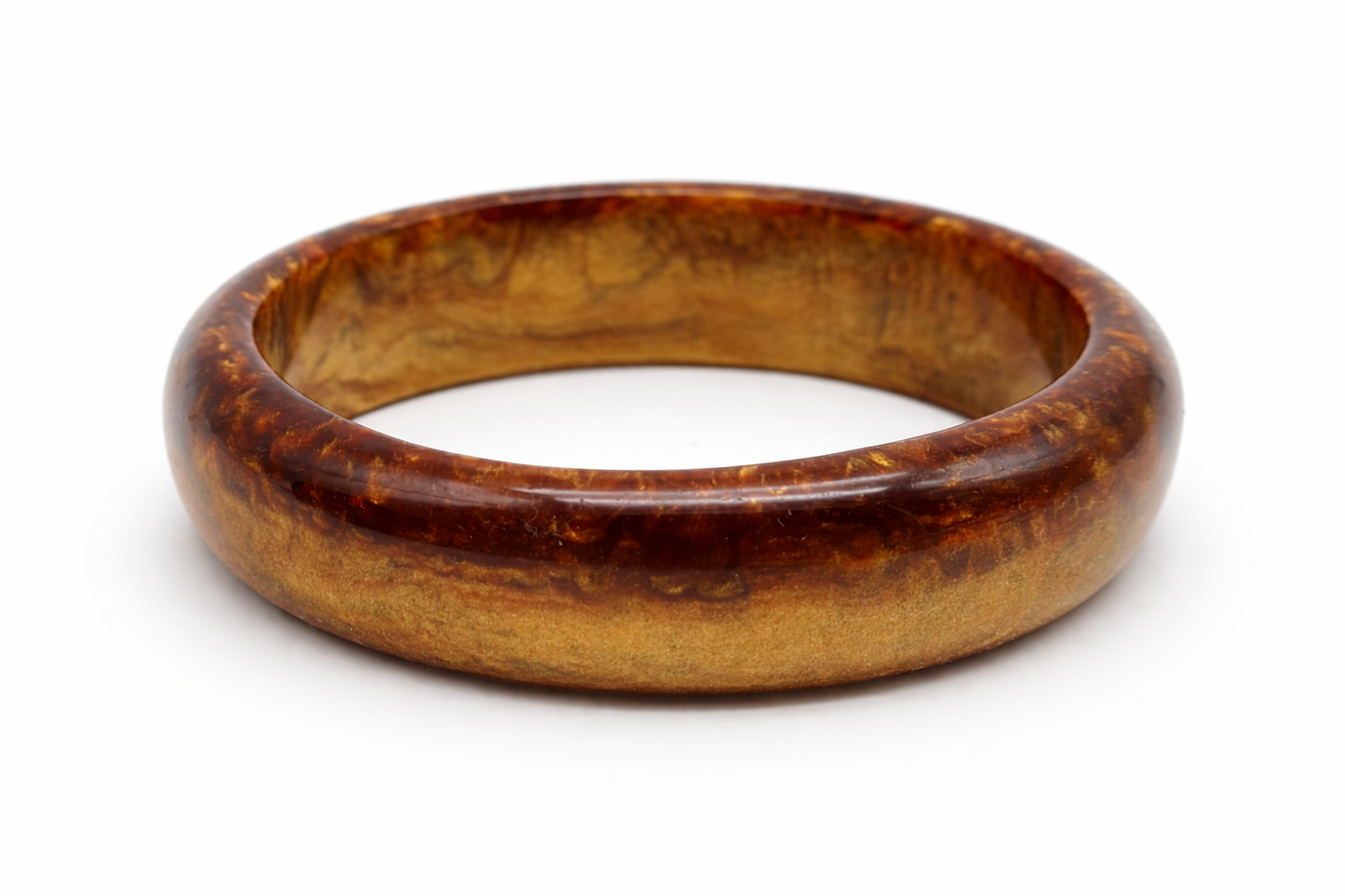 Armband Resin Acryl Holz Türkis Gold Bronze Marmor Trend Cosmos