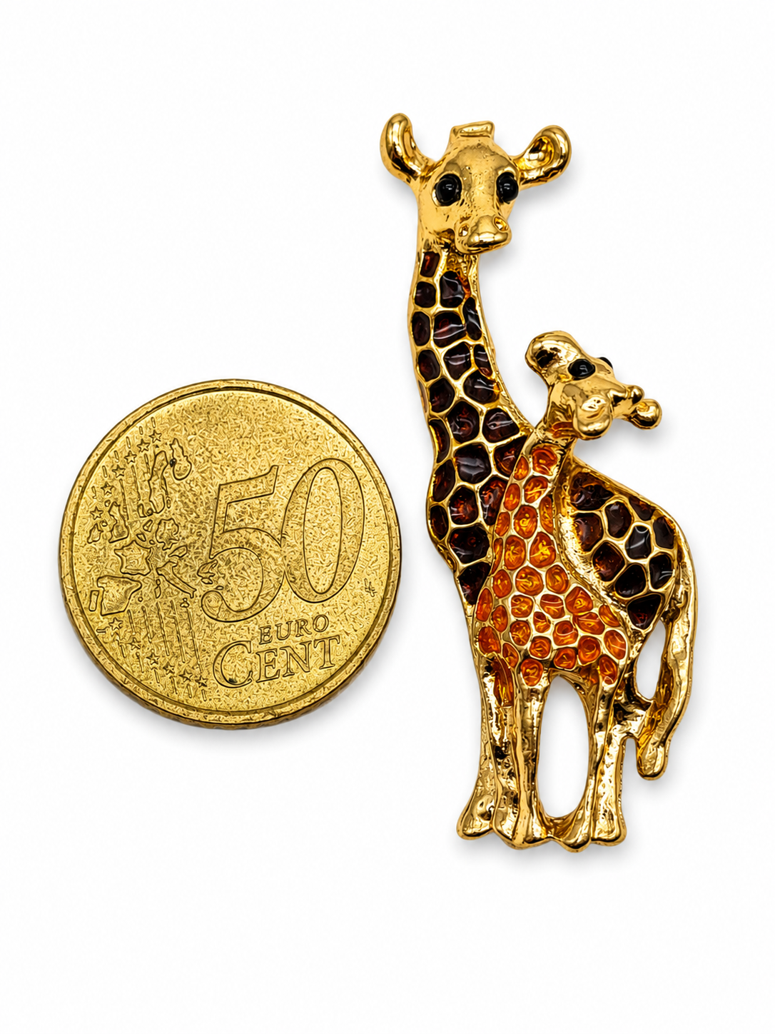 Brosche Fuchs Maus Giraffe Schnecke Krokodil Elefant Chamäleon