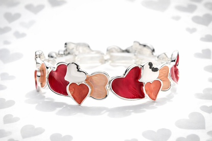 Armband Herzen Liebe Romantik elastisch Nickelfrei Trend