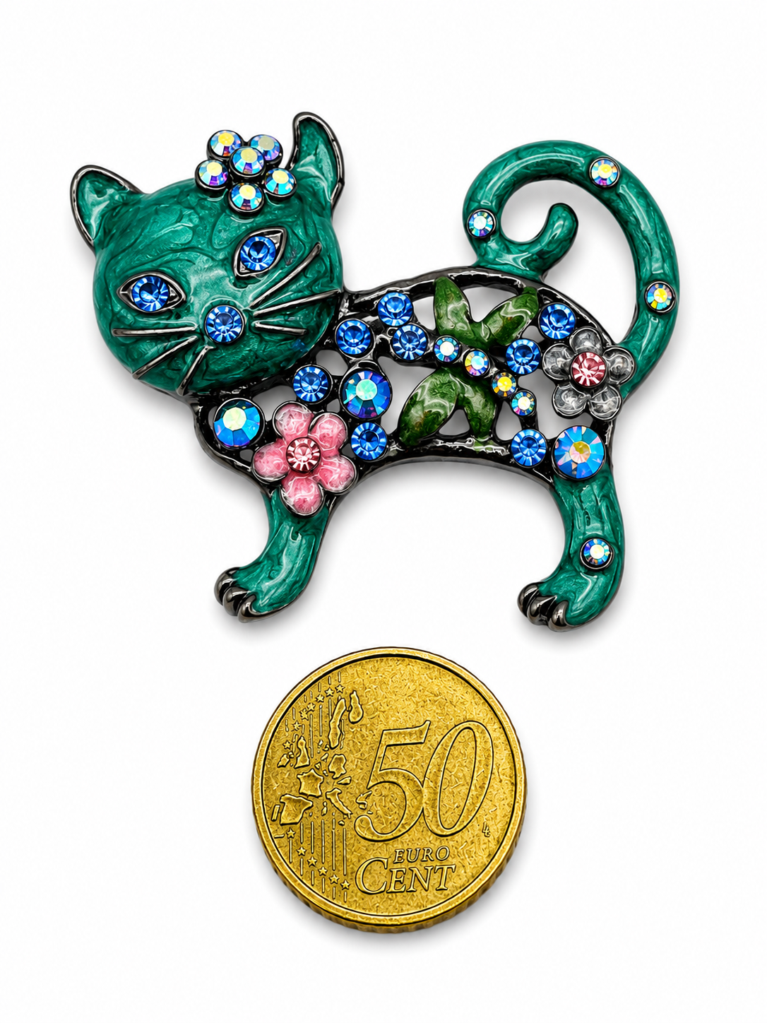Brosche Katzen Katze Kater Kitten Modeschmuck Märchen