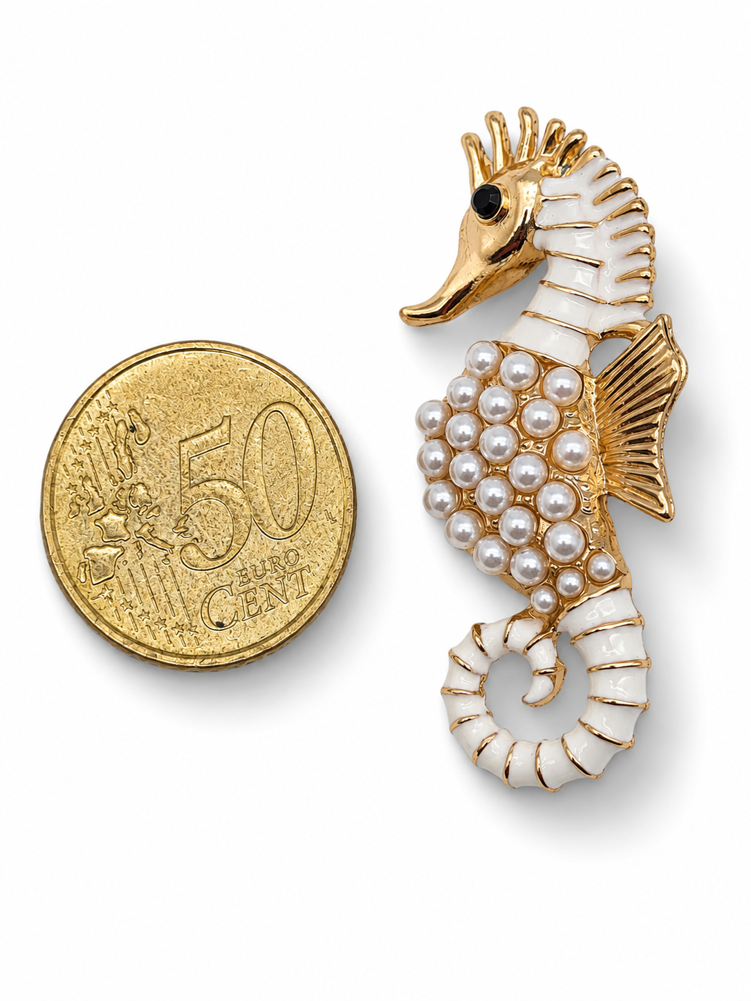 Brosche Seepferdchen Bunt Meer Ocean Aquarium Urlaub Modeaccessoires