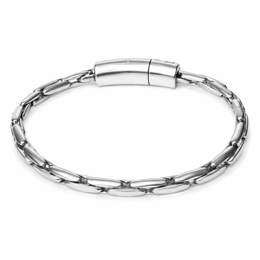Armband Antik Silberfarben Besondere Gliederverbindungen Unisex Nickelfrei Biba