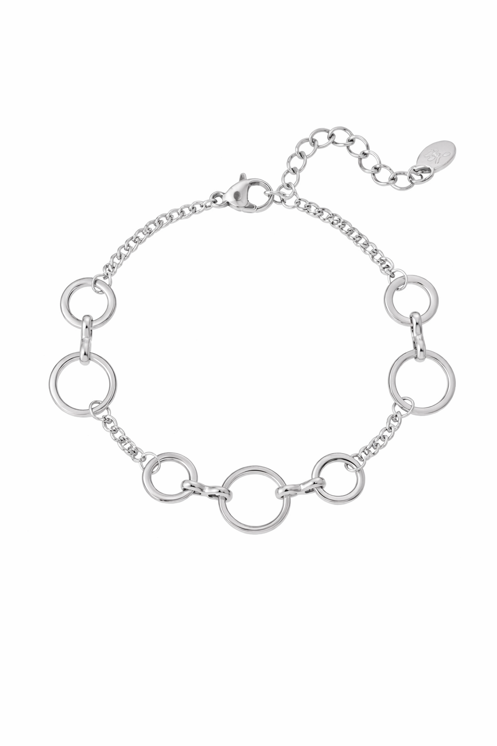 Armband Filigranes Armband Kreise Silberfarben Nickelfrei elegant Yehwang