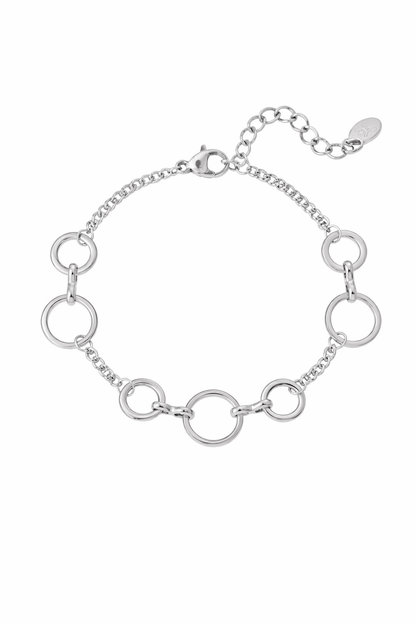 Armband Filigranes Armband Kreise Silberfarben Nickelfrei elegant Yehwang