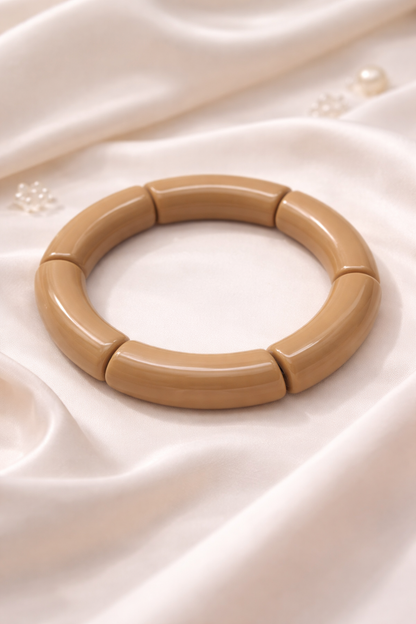 Armband elastisch Retro nickelfrei Acryl verschiedene Farben Trend 2026 Yehwang