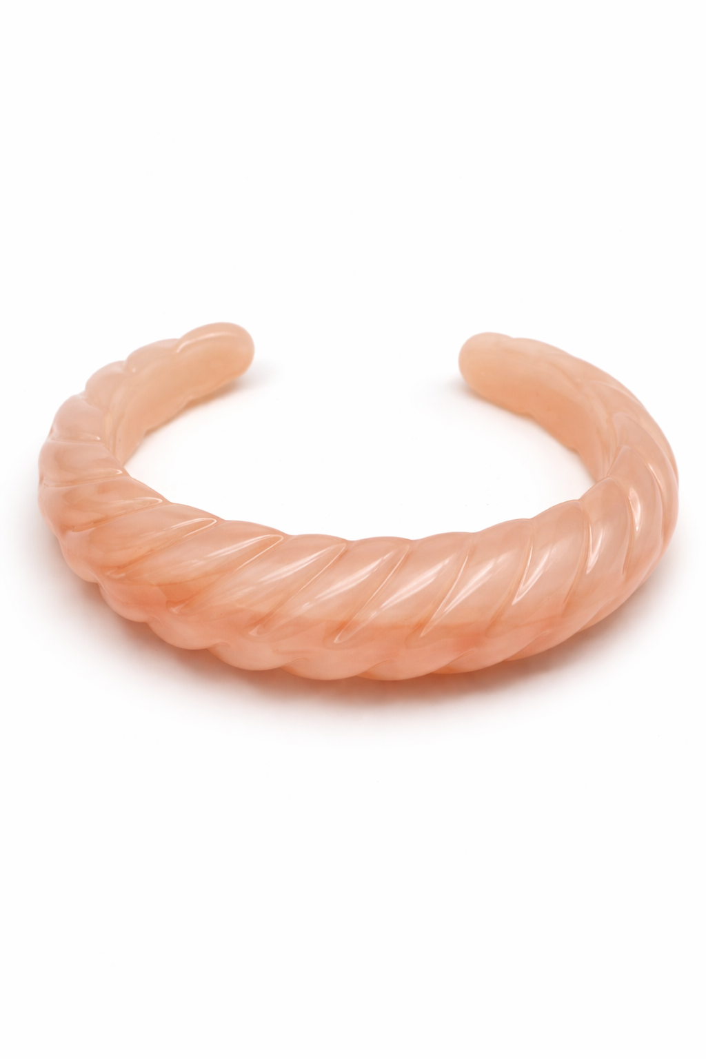 Armreif Acryl Hellgrün Rauch-Braun Rosa Beige Nickelfrei Trend Sommer