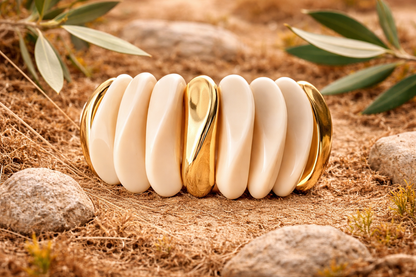 Armband elastisch verschiede Farben 4 cm Breit Trend Sommer 2026 LOLO u. YAYA