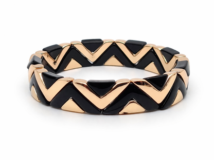 Armbänder Edelstahl Nickelfrei Gold Schwarz Braun Silberfarben TREND