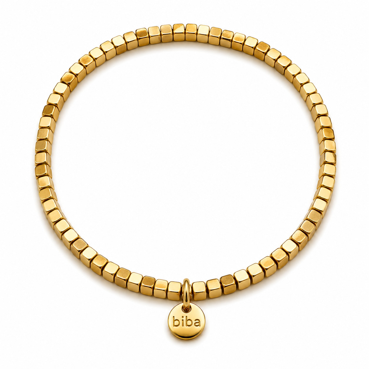 Armband elastisch Bronze-Gold in verschiedene Farben, Kombinierbar Biba
