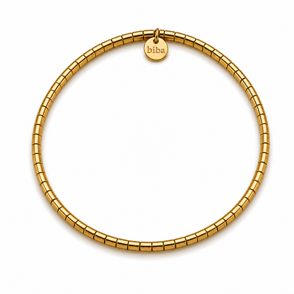 Armband elastisch Bronze-Gold in verschiedene Farben, Kombinierbar Biba