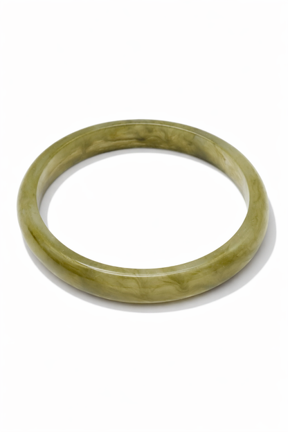 Armband Acryl Gelb marmor-look schmal breite Trend kombinierbar Grün Altrosa Cosmos